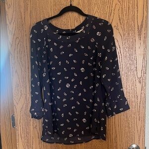 Navy Blue Women’s Blouse